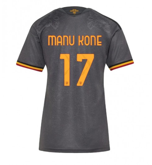 AS Roma Manu Kone #17 Tredjedrakt Dame 2026-27 Korte ermer AS Roma Manu Kone #17 Tredjedrakt Dame 2026-27 Korte ermer